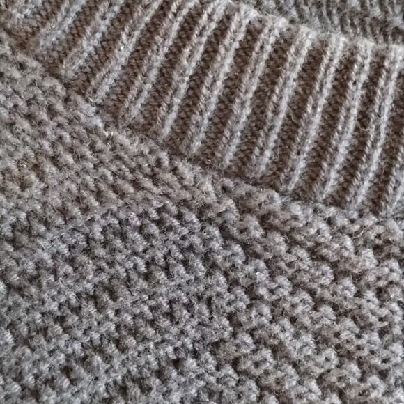 Caesars Palace Casino Vintage Old Money Preppy Navy Blue Textured Knit Sweater * - Picture 4 of 10